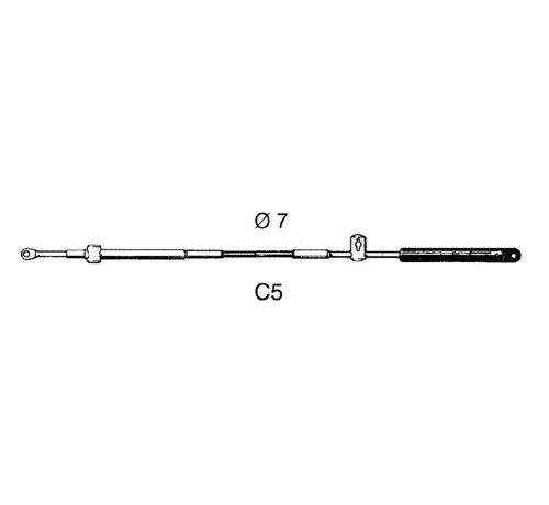 Ultraflex Schakelkabel C5 7ft 2.14m