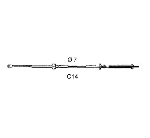 Ultraflex Schakelkabel C14 8ft 2.44m