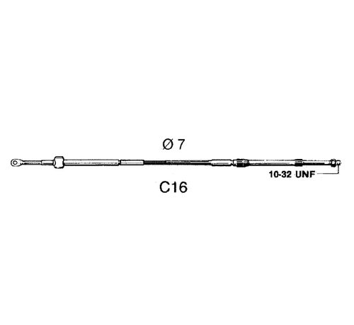 Ultraflex Schakelkabel C16 7ft 2.14m