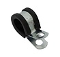 RVS P-clips met rubber voor koperleiding (4st)