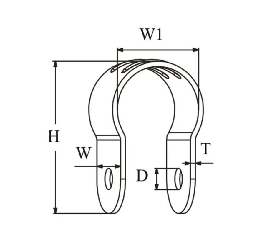 Buiskapbeslag RVS buisadapter small