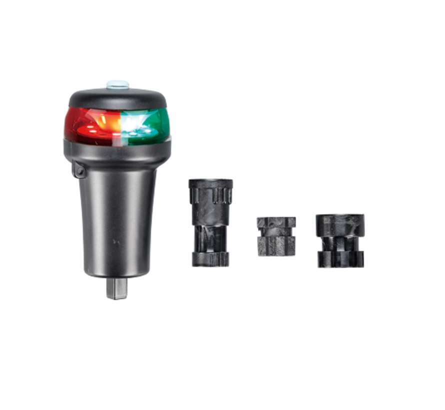 Allpa draagbare LED Navigatieverlichting rood/groen/combinatie incl. Adapter-set