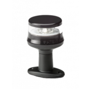Allpa Toplantaarn 360Graden Wit, LED 12-24V, zwart polycarbonaat huis