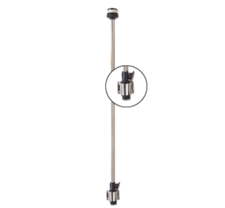 Rondschijnend Toplicht LED; 360Graden; L=1000mm Wandmontage