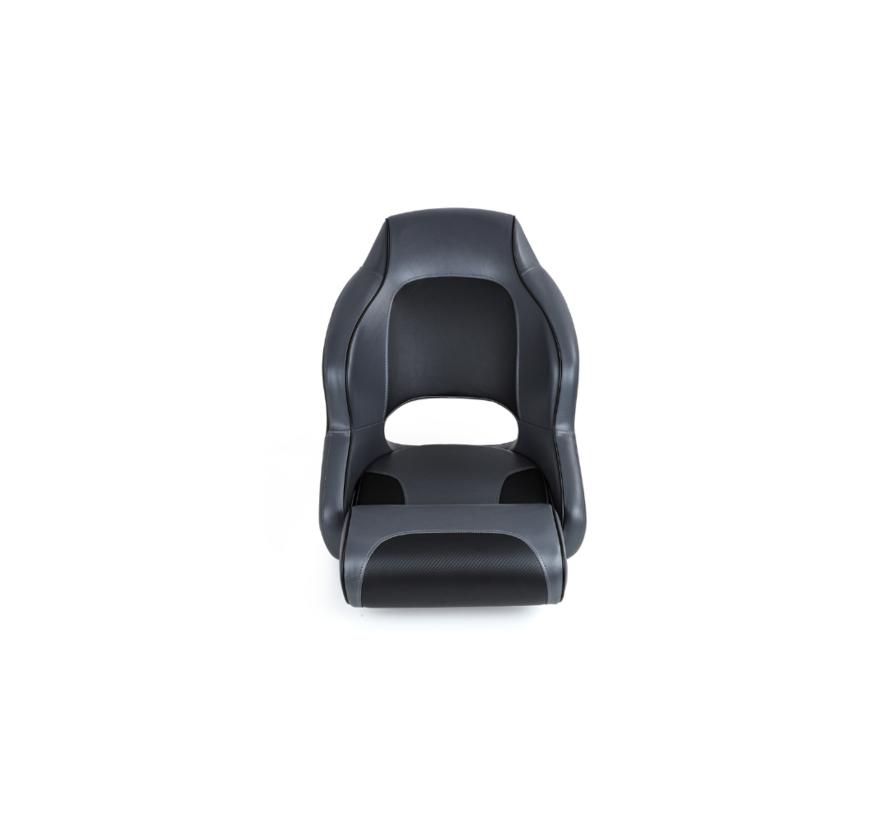 Bootstoel Sport Flip Up Boat Seat Black/Charcoal