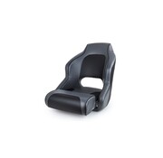Titan Marine Bootstoel Sport Flip Up Boat Seat Black/Charcoal
