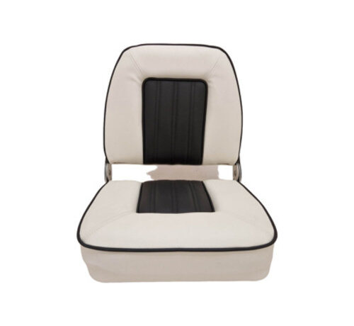 Hollex Hollex Bootstoel Black Star klapstoel wit / zwart met bies