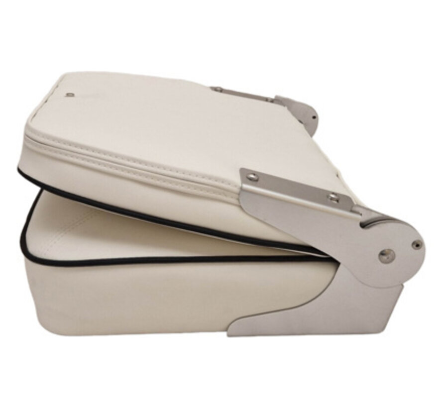 Hollex Bootstoel Black Star klapstoel wit / zwart met bies