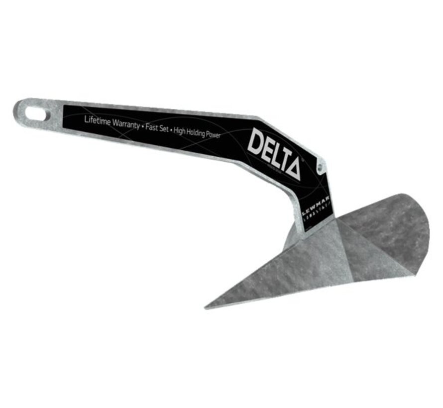 Delta anker gegalvaniseerd 4kg/9lbs