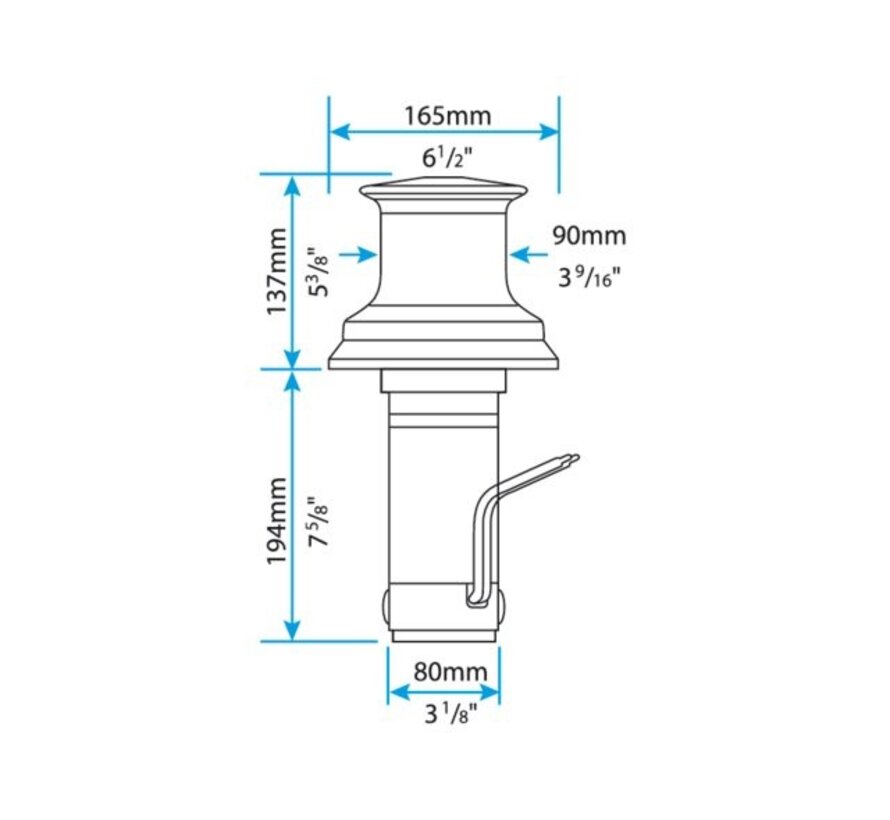 Capstan C3 24V ro12mm