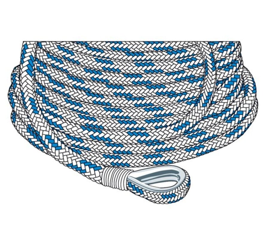 Handy anchorline met lood 16mm/40m