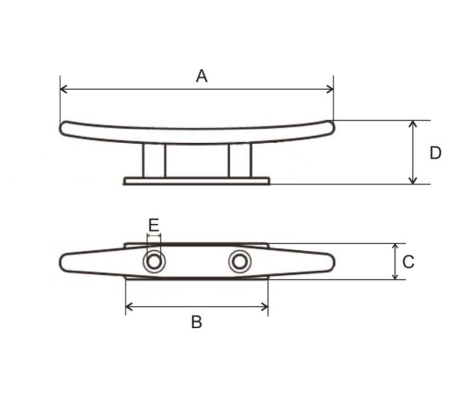 Kikker kunststof zwart 202mm