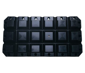 Talamex Multifender zwart 60cm