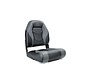 TM Bootstoel High Back Folding Boat Seat Zwart/Grijs