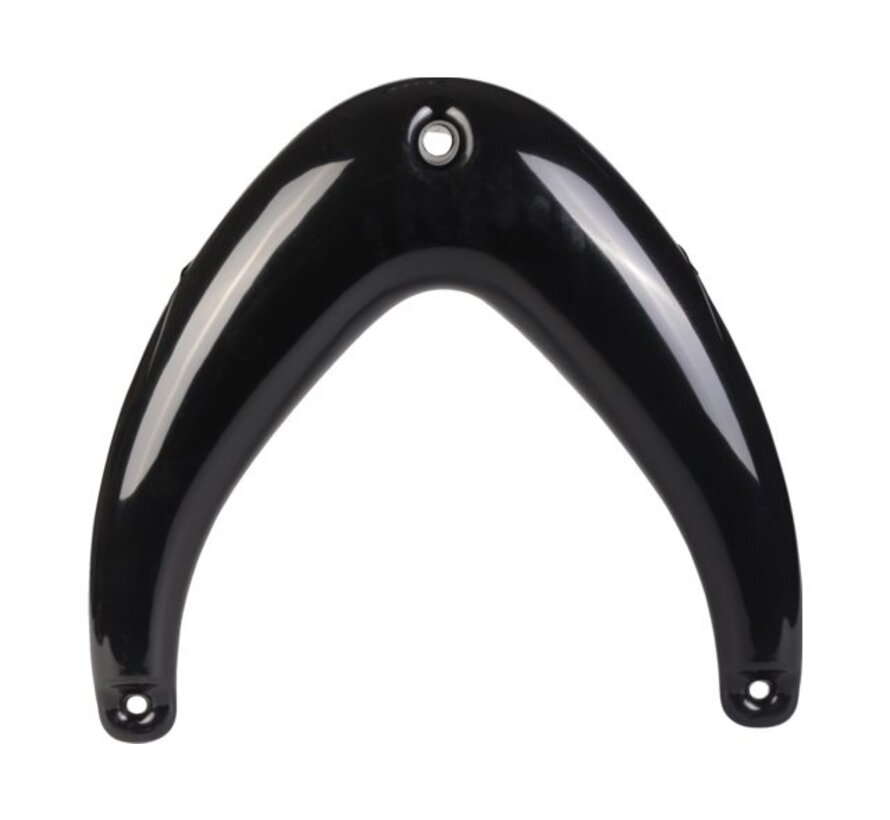 Kopleguaan 52x51cm zwart