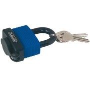 Abus Hangslot Messing met RVS Beugel