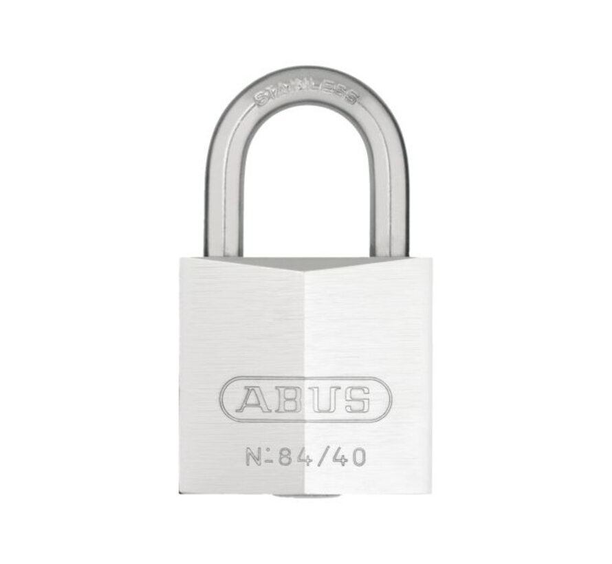 Abus Hangslot Verchroomed met RVS Beugel  40MM