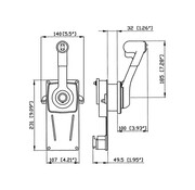 Ultraflex Model B184 met positieve neutraalstandblokkering en trimschakelaar