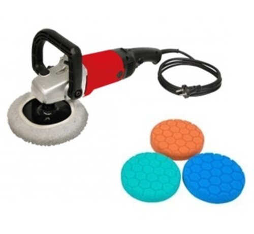 Carpoint Poetsmachine Haaks 230V 1200W  Compleet pakket