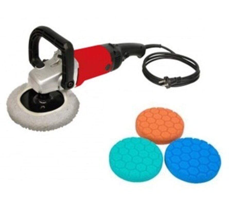 Poetsmachine Haaks 230V 1200W  Compleet pakket