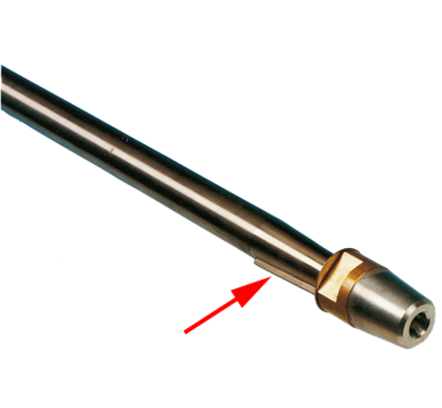 Schroefas RVS AISI 329 Diameter 45 mm conus 1:10 | Inc Dopmoer / Zinkanode / RVS Borgring / RVS Spie