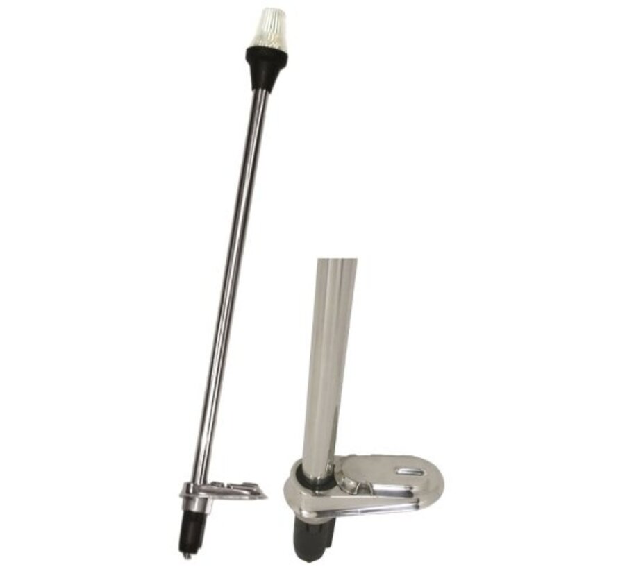 allpa Rondomschijnend toplicht, uitneembaar, 12V/10W, 360°, zwart huis met heldere lens, H=545mm