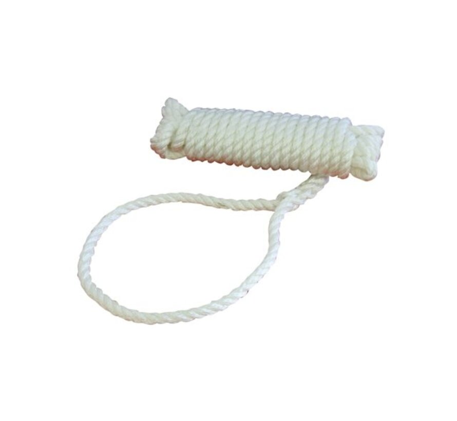 Talamex Superlene Landvast Polypropyleen 3 strengs Wit