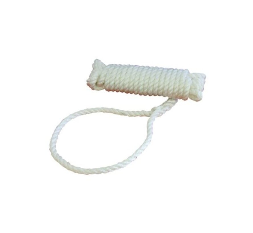 Talamex Landvast Polyester 3-strengs Wit