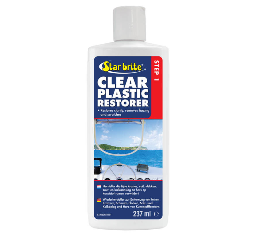Starbrite Clear Plastic Restorer – Step 1