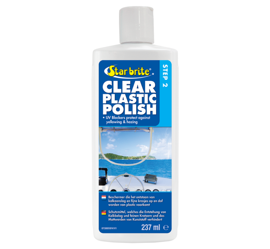 Starbrite Clear Plastic Polish – Step 2