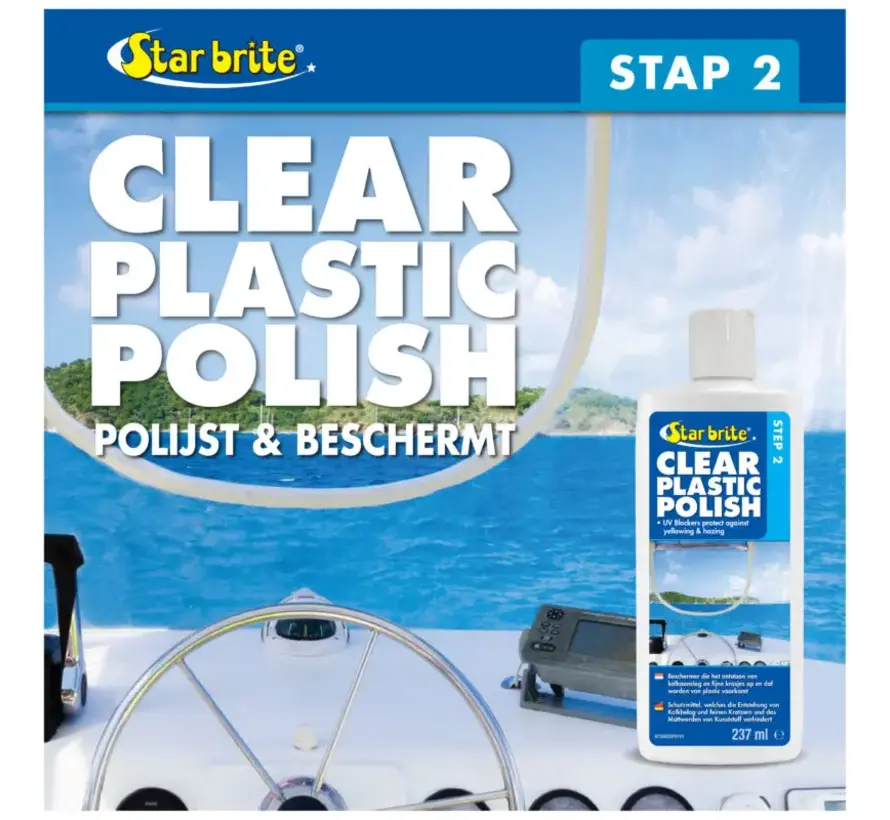 Starbrite Clear Plastic Polish – Step 2