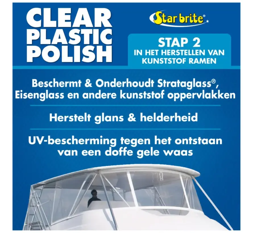 Starbrite Clear Plastic Polish – Step 2