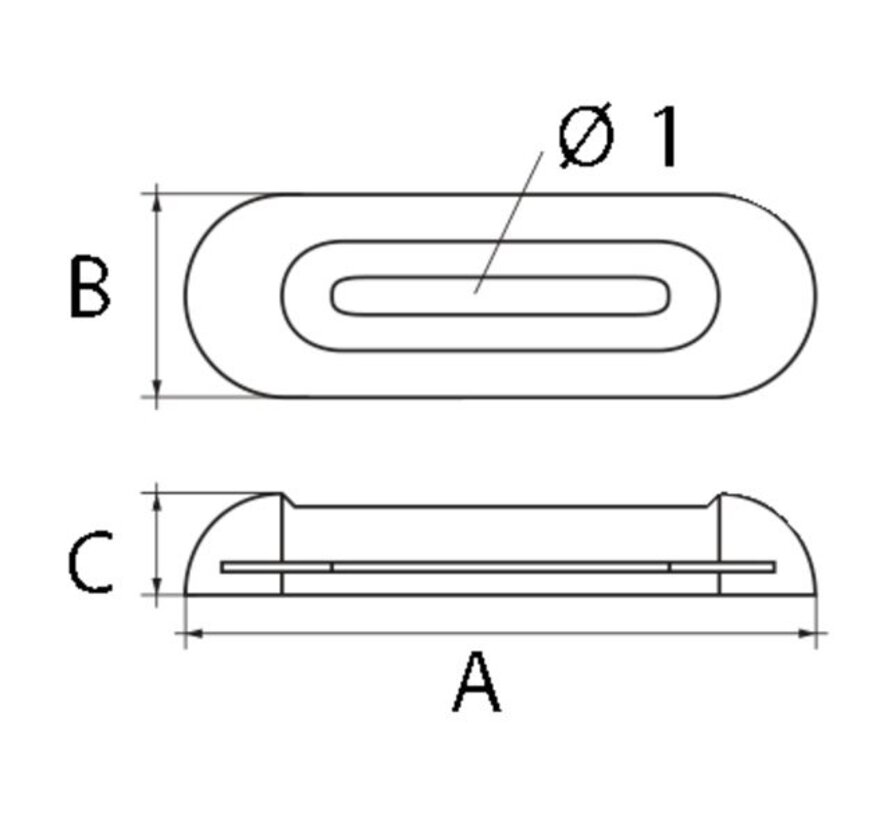 Talamex Romp anode magnesium opschroefbaar