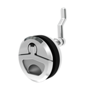 Allpa RVS Luiksluiting met draaigreep en lock Materiaaldikte tot 25mm
