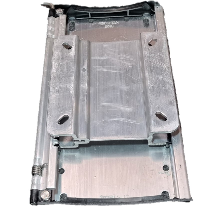 Allpa Universele slede stoel schuifslede Aluminium met 12 Posities