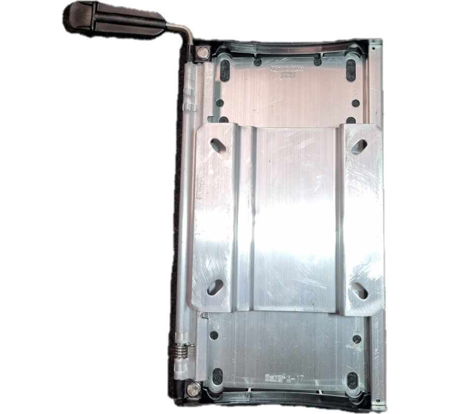 Allpa Universele slede stoel schuifslede Aluminium met 12 Posities