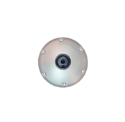 Allpa Inbouwvoet Plug-In aluminium voetplaat voor (gasgeveerde) stoelpoot