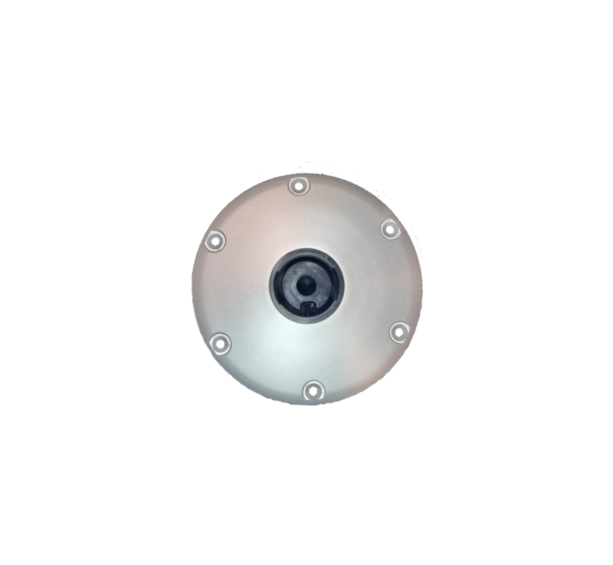 Allpa inbouwvoet Plug-In aluminium voetplaat voor (gasgeveerde) stoelpoot