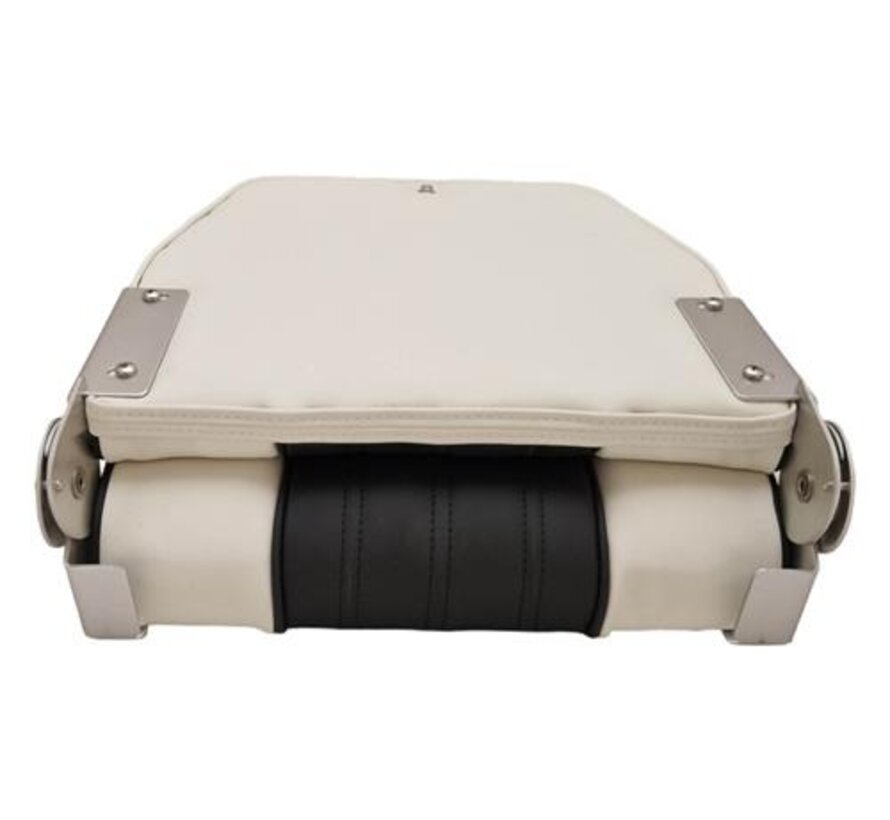 Hollex Bootstoel Black Star klapstoel wit / zwart met bies