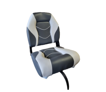 Titan Marine Bootstoel / Klapstoel High Back | wit / antraciet