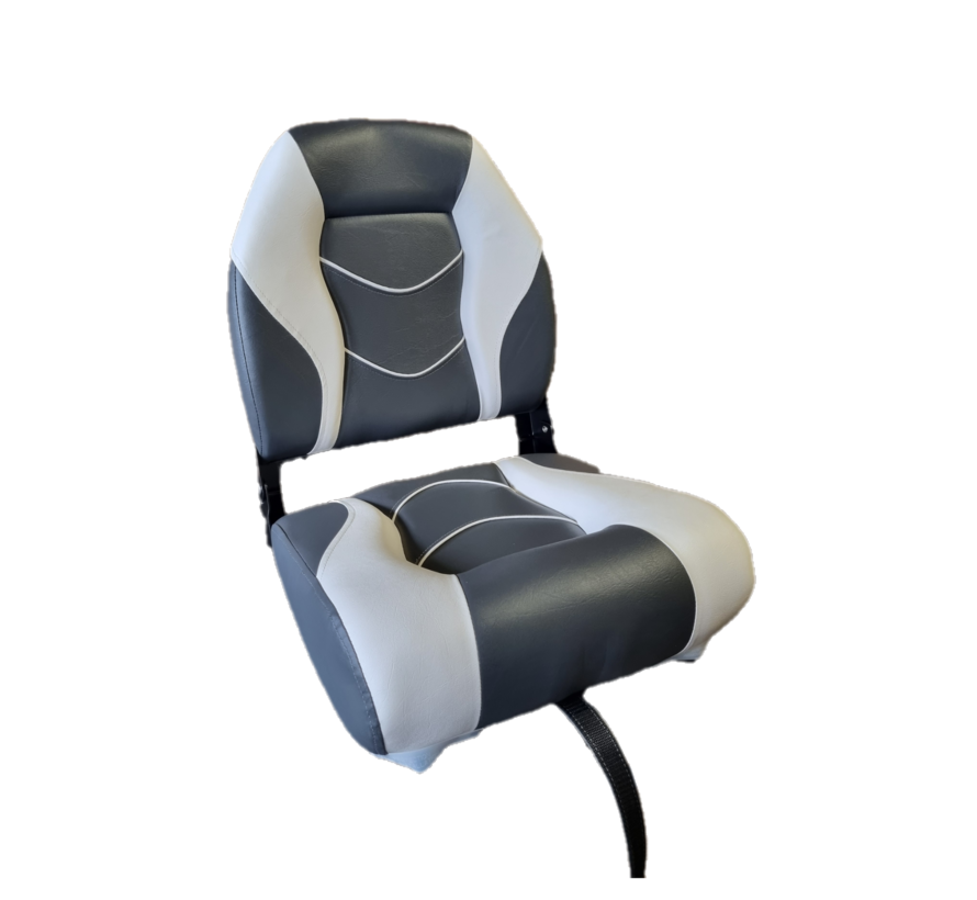TM Bootstoel / Klapstoel High Back | wit / antraciet