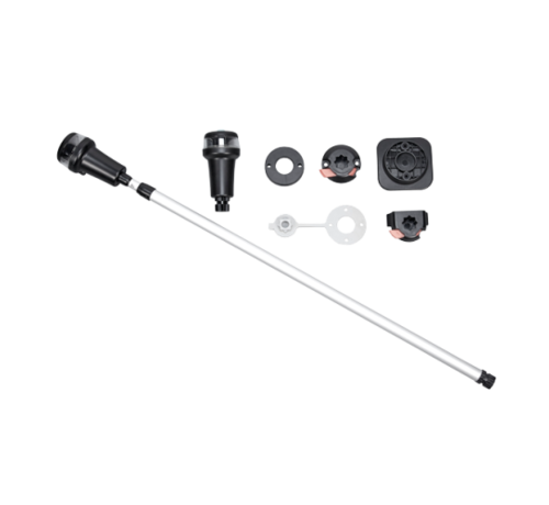 Allpa Allpa draagbare LED Navigatie staaflantaarn set met telescopische buis L=790-1358mm met Adapter Set