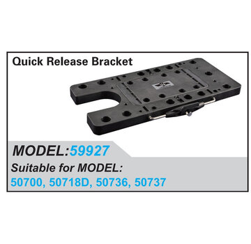 Haswing Quick release boegplaat Cayman B 55 lbs / B 80 lbs