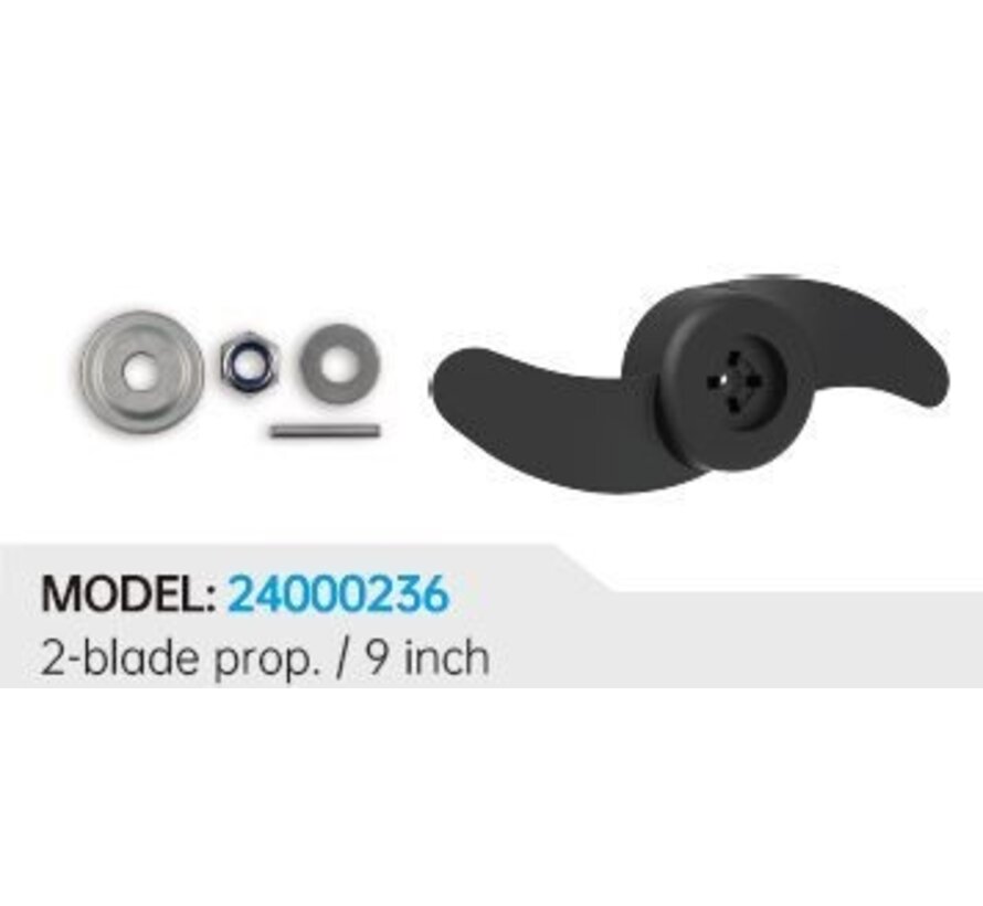 Haswing Propeller 2-blads Ø9 inch voor Osapian