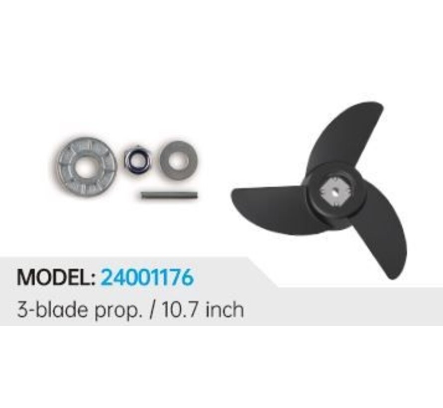 Haswing Haswing Propeller 3-blads Ø10.7 inch voor Protruar en Ventura