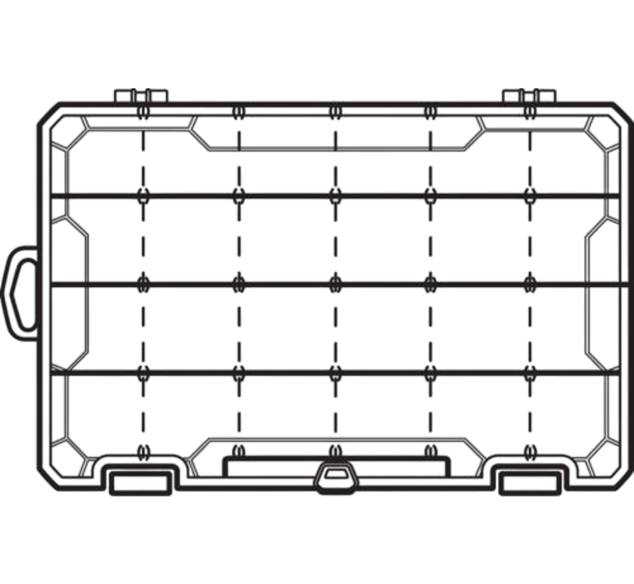 Flambeau Tuff Tainer 4007 tacklebox 27,9 x 18,4 x 4,5 cm