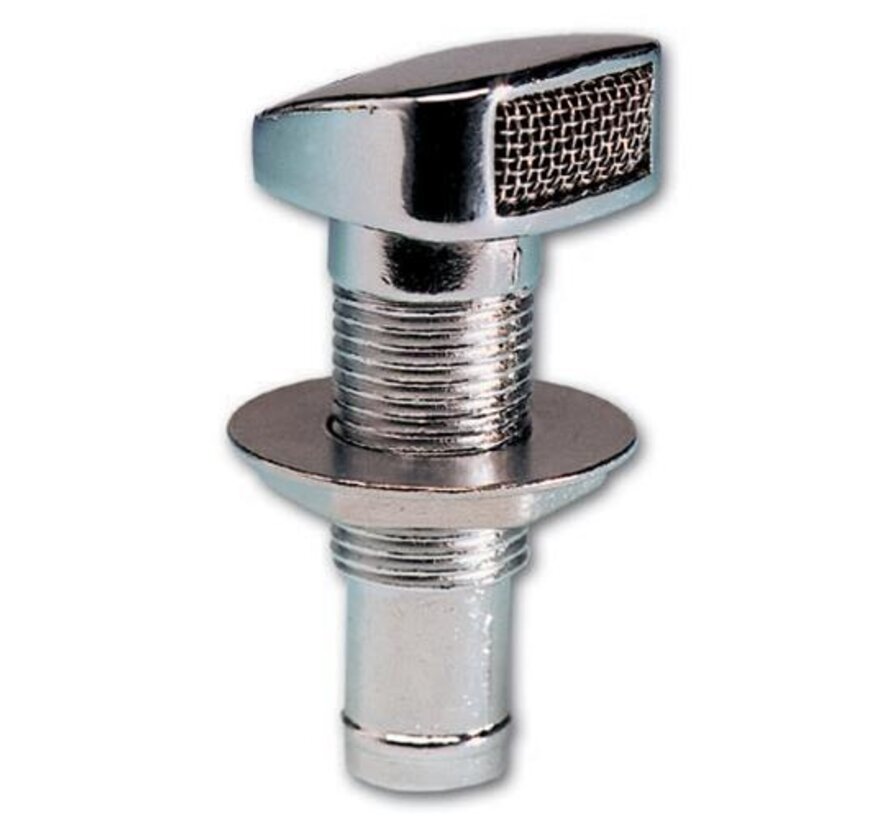 Hollex ontluchtingsnippel recht tbv ø13 tank ontluchter