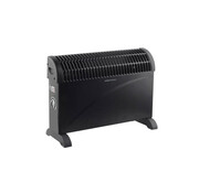 Aspius Elektrische Convector Heater zwart 750 / 1250 / 2000 Watt - Kachel met thermostaat