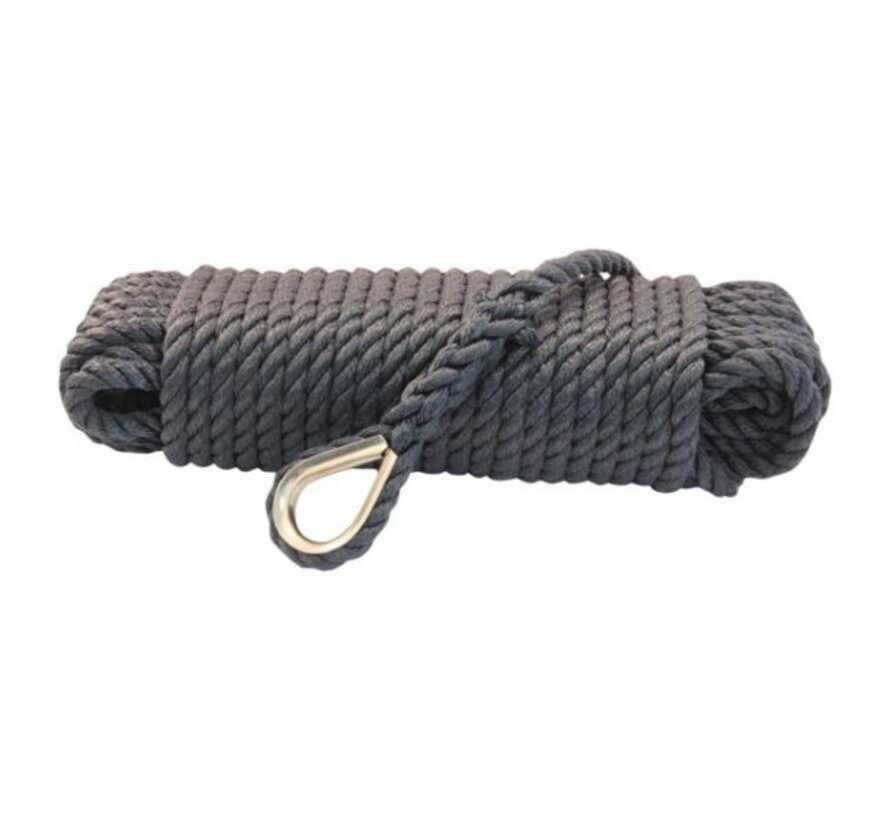 Talamex Superlene Ankerlijn polypropyleen 3 strengs Navy