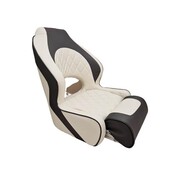 Hollex Stuurstoel Diamond Moon Flip-Up bootstoel wit / antraciet